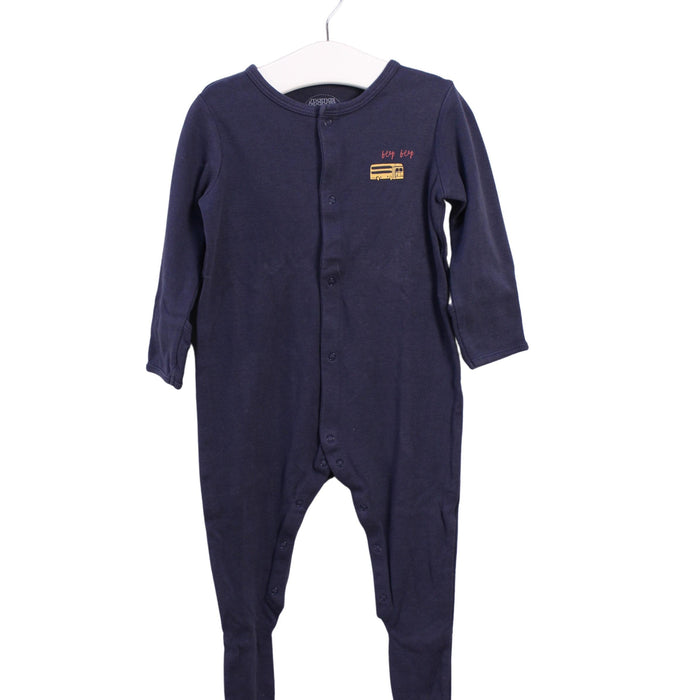 A Blue Onesies from Mamas & Papas in size 6-12M for boy. (Front View)