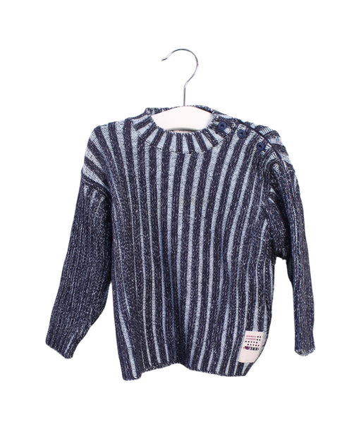 A Blue Knit Sweaters from Mexx in size 6-12M for girl. (Front View)