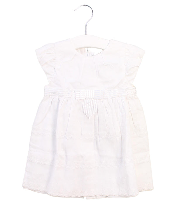 A White Dress Sets from Mayoral in size 6-12M for girl. (Front View)