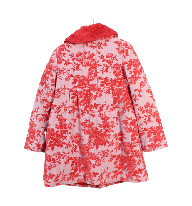 A Red Coats from Kingkow in size 10Y for girl. (Back View)