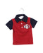 A Red Short Sleeve Polos from Guess in size 3-6M for boy. (Front View)