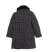 A Black Coats from Kingkow in size 8Y for girl. (Back View)