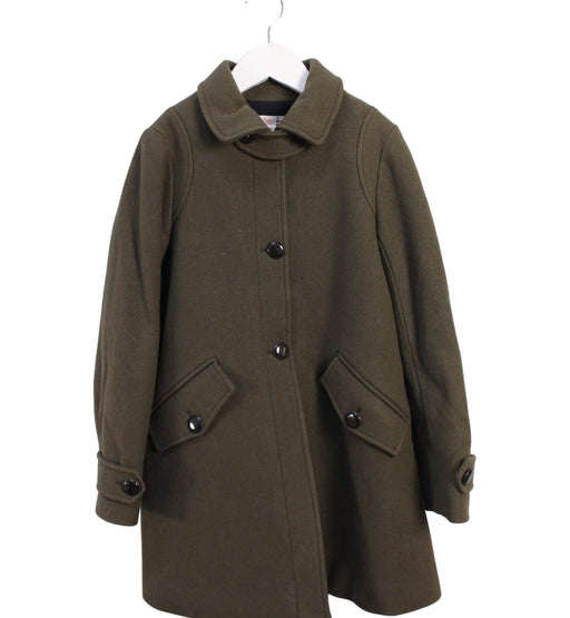 A Brown Coats from Bonpoint in size 10Y for boy. (Front View)