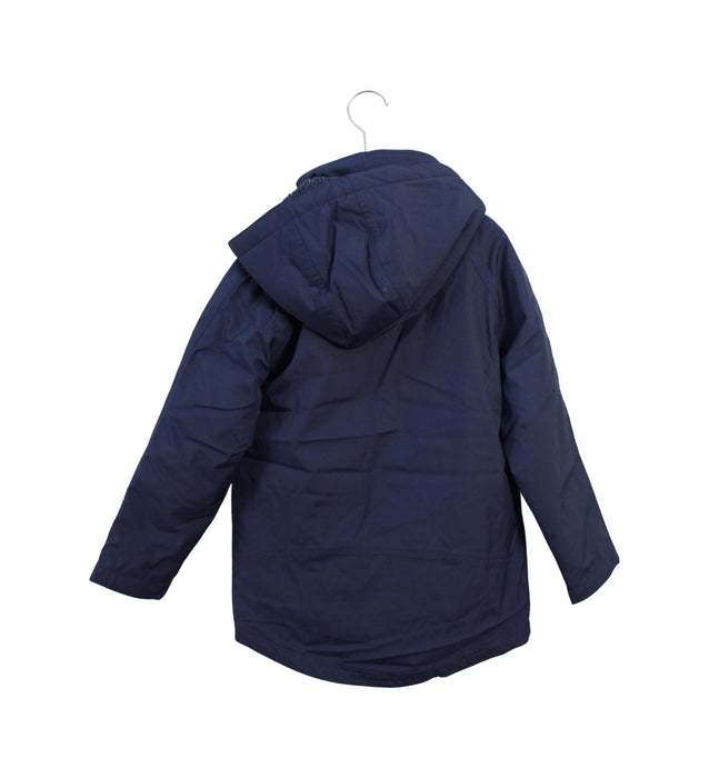 A Blue Lightweight Jackets from Patagonia in size 8Y for boy. (Back View)