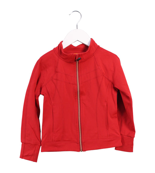 A Red Lightweight Jackets from Moody Tiger in size 4T for girl. (Front View)