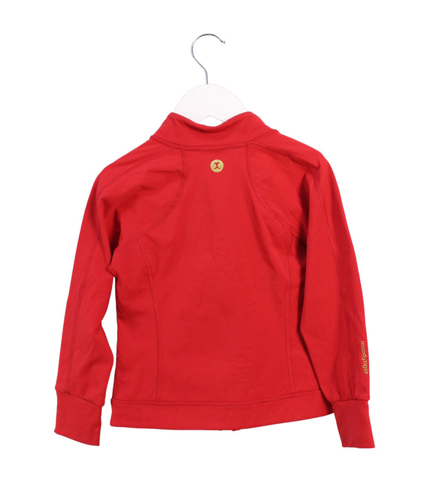 A Red Lightweight Jackets from Moody Tiger in size 4T for girl. (Back View)