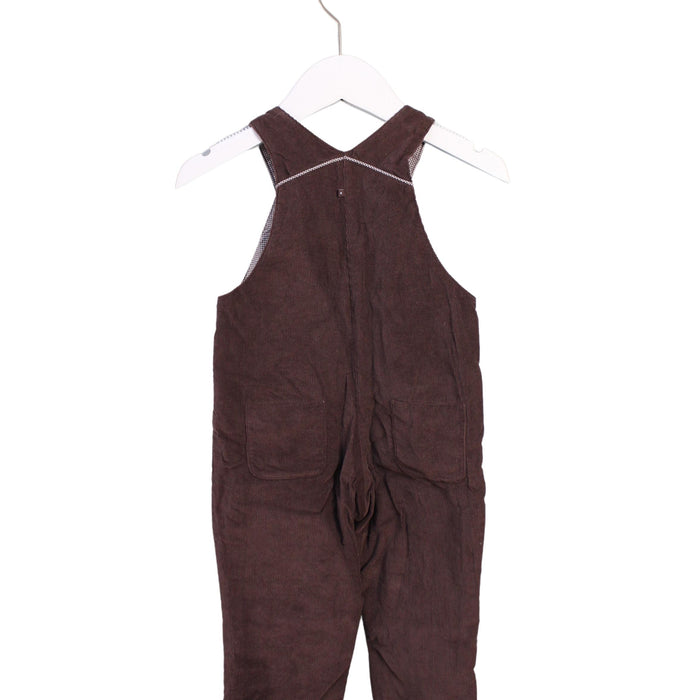 A Brown Sleeveless Jumpsuits from Jacadi in size 3-6M for boy. (Back View)