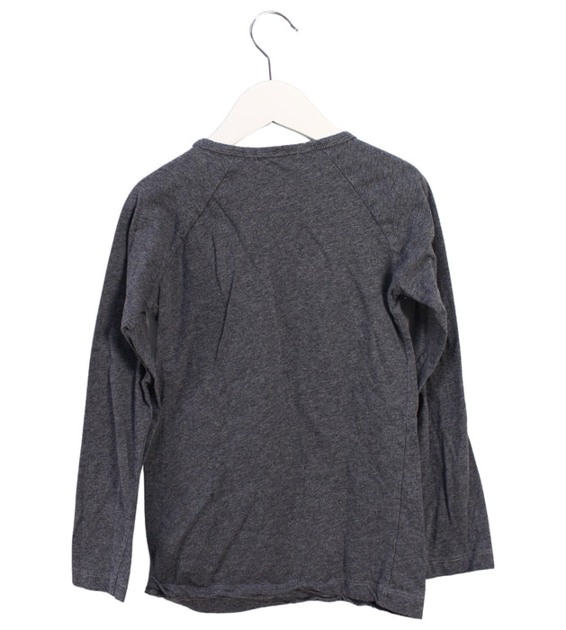 A Grey Long Sleeve Tops from Bonpoint in size 6T for girl. (Back View)