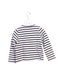 A Navy Cardigans from Petit Bateau in size 4T for girl. (Back View)