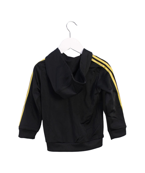 A Black Zippered Sweatshirts from Adidas in size 18-24M for neutral. (Back View)