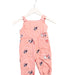 A Pink Sleeveless Rompers from Petit Peony in size 6-12M for girl. (Front View)