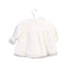 A White Long Sleeve Tops from Nanos in size 3-6M for girl. (Back View)