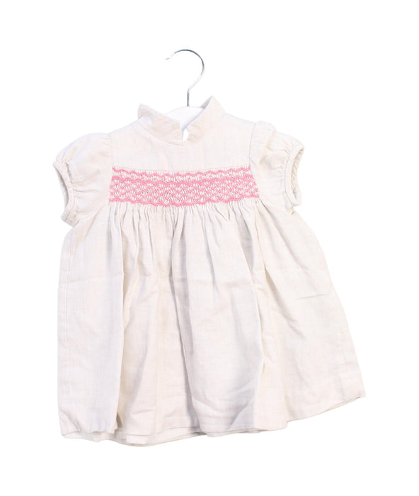 A Grey Dress Sets from Bonpoint in size 6-12M for girl. (Front View)