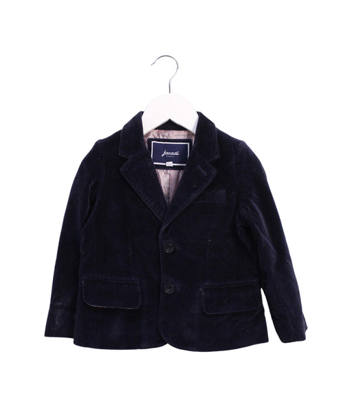 A Navy Blazers from Jacadi in size 2T for boy. (Front View)