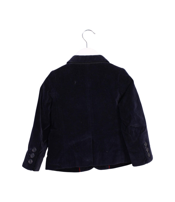 A Navy Blazers from Jacadi in size 2T for boy. (Back View)