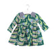 A Green Long Sleeve Dresses from Pink Chicken in size 3-6M for girl. (Front View)