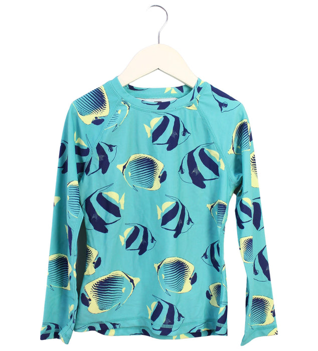 A Blue Rash Guards from Tea in size 7Y for girl. (Front View)