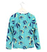 A Blue Rash Guards from Tea in size 7Y for girl. (Back View)