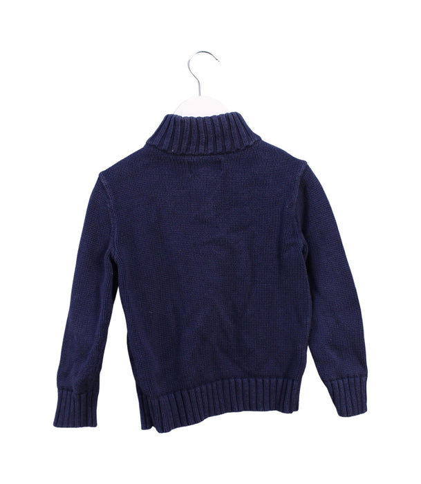 A Blue Lightweight Jackets from Polo Ralph Lauren in size 4T for boy. (Back View)