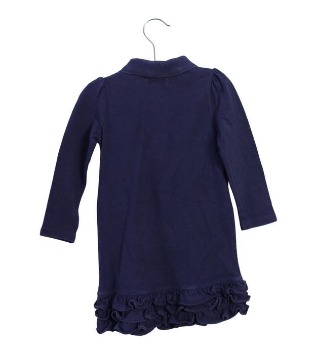 A Navy Long Sleeve Dresses from Ralph Lauren in size 12-18M for girl. (Back View)