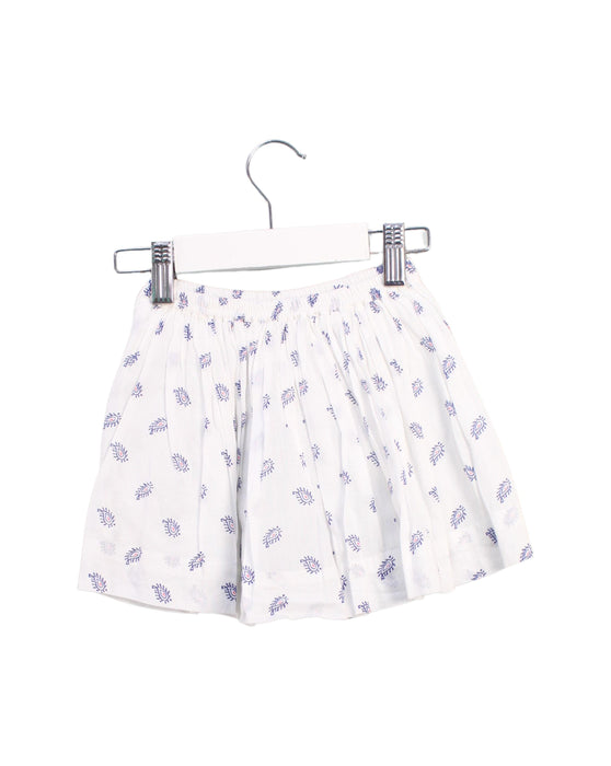 A White Short Skirts from Velveteen in size 3T for girl. (Back View)