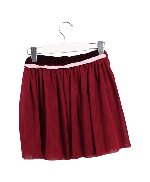 A Burgundy Tulle Skirts from Special Day in size 6T for girl. (Back View)