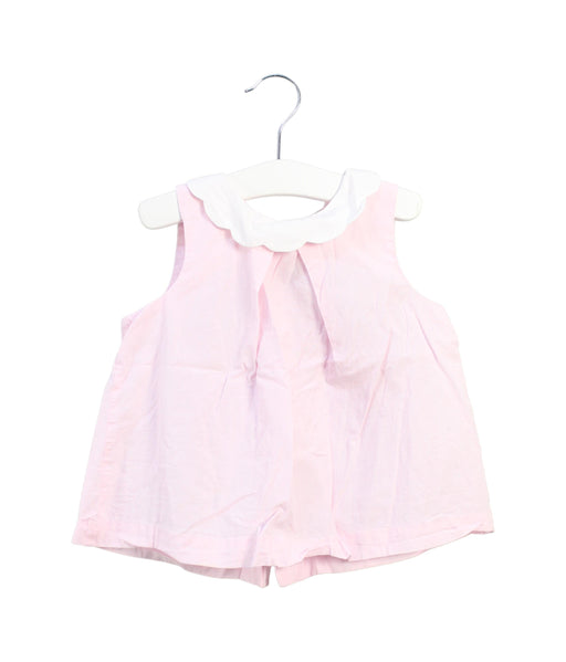 A Pink Sleeveless Dresses from Jacadi in size 3T for girl. (Front View)