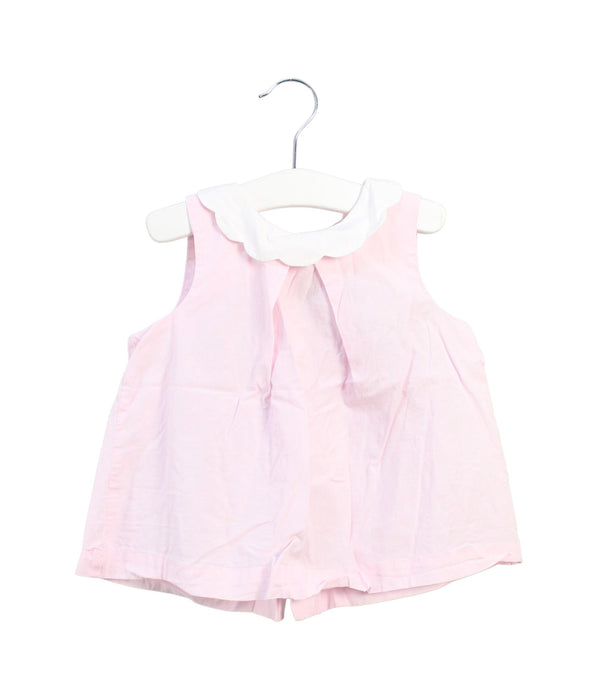 A Pink Sleeveless Dresses from Jacadi in size 3T for girl. (Front View)