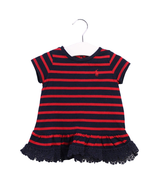 A Red Shorts Sets from Ralph Lauren in size 0-3M for girl. (Front View)