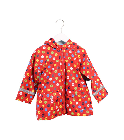 A Red Lightweight Jackets from Marimekko in size 3T for girl. (Front View)