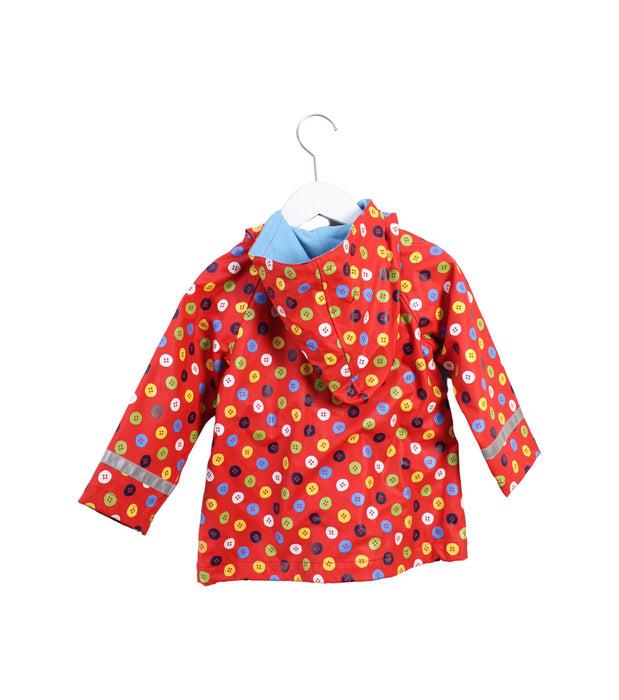 A Red Lightweight Jackets from Marimekko in size 3T for girl. (Back View)