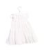 A White Short Sleeve Dresses from Petit Bateau in size 3-6M for girl. (Back View)