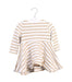 A White Long Sleeve Dresses from Petit Bateau in size 3-6M for girl. (Front View)