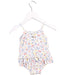 A White Swimsuits from Petit Bateau in size 3-6M for girl. (Back View)