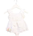 A White Sleeveless Bodysuits from Nicholas & Bears in size 6-12M for girl. (Front View)