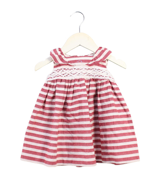 A Red Dress Sets from Nanos in size 6-12M for girl. (Front View)