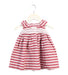 A Red Dress Sets from Nanos in size 6-12M for girl. (Front View)