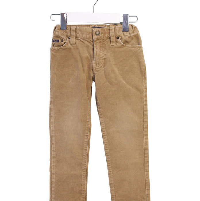 A Brown Casual Pants from Polo Ralph Lauren in size 3T for boy. (Front View)