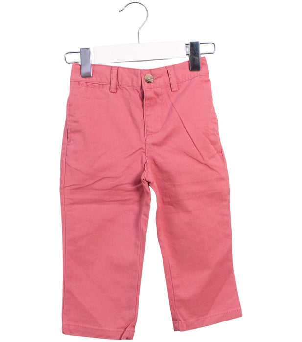 A Pink Casual Pants from Ralph Lauren in size 12-18M for girl. (Front View)