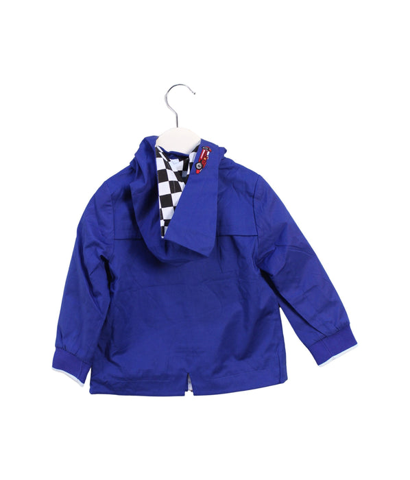 A Blue Lightweight Jackets from Ferrari in size 18-24M for boy. (Back View)