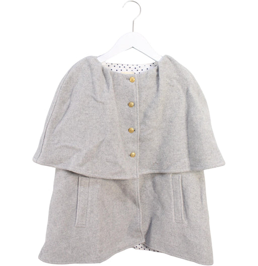 A Grey Capes & Ponchos from Nanos in size 14Y for girl. (Front View)