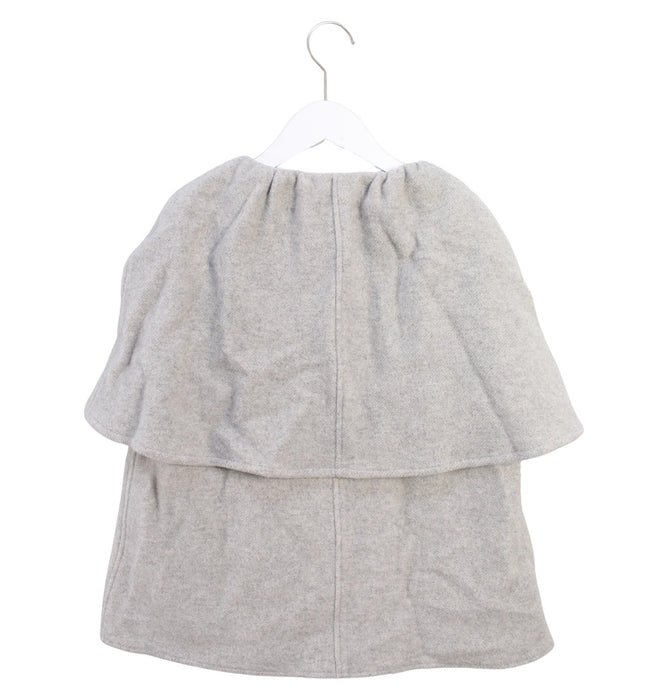 A Grey Capes & Ponchos from Nanos in size 14Y for girl. (Back View)