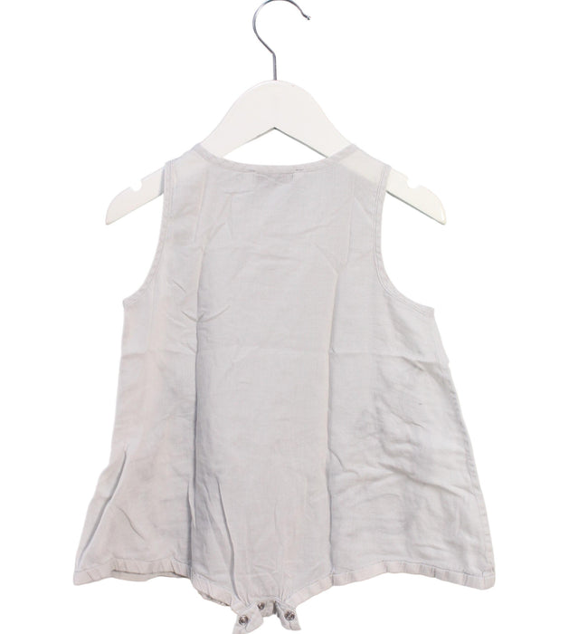 A Grey Sleeveless Rompers from Stella McCartney in size 6-12M for girl. (Back View)