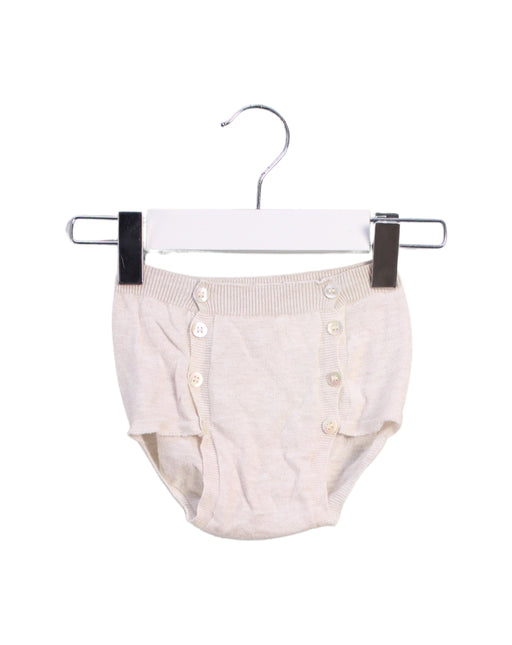 A Ivory Bloomers from Excuse My French in size 3-6M for neutral. (Front View)