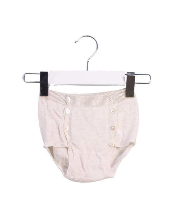 A Ivory Bloomers from Excuse My French in size 3-6M for neutral. (Front View)