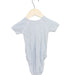 A Blue Short Sleeve Bodysuits from Petit Bateau in size 3-6M for girl. (Back View)