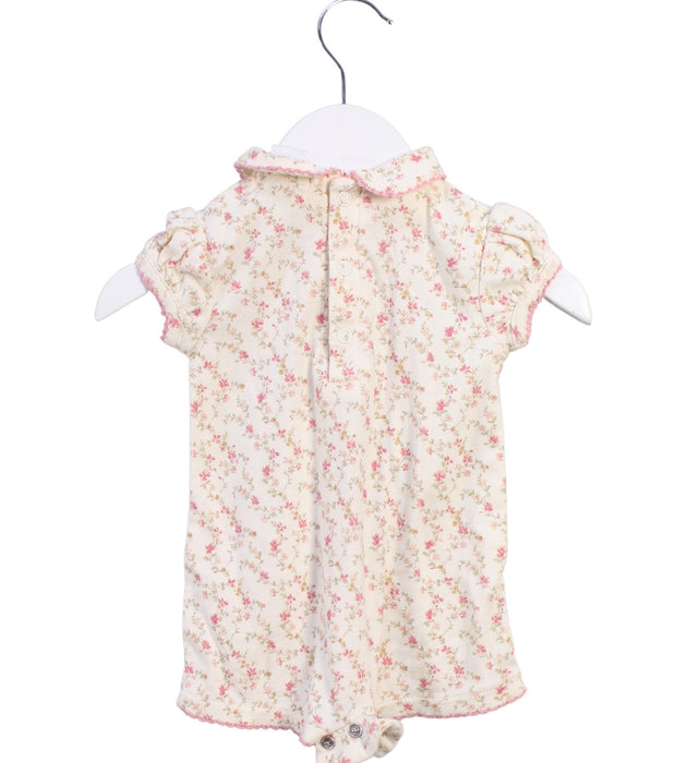 A Beige Rompers from Ralph Lauren in size 0-3M for girl. (Back View)