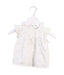 A White Sleeveless Tops from Bonheur du Jour in size 3-6M for girl. (Front View)