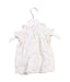 A White Sleeveless Tops from Bonheur du Jour in size 3-6M for girl. (Back View)