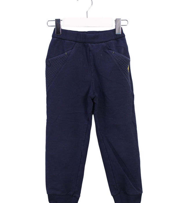 A Blue Sweatpants from Ferrari in size 3T for boy. (Front View)